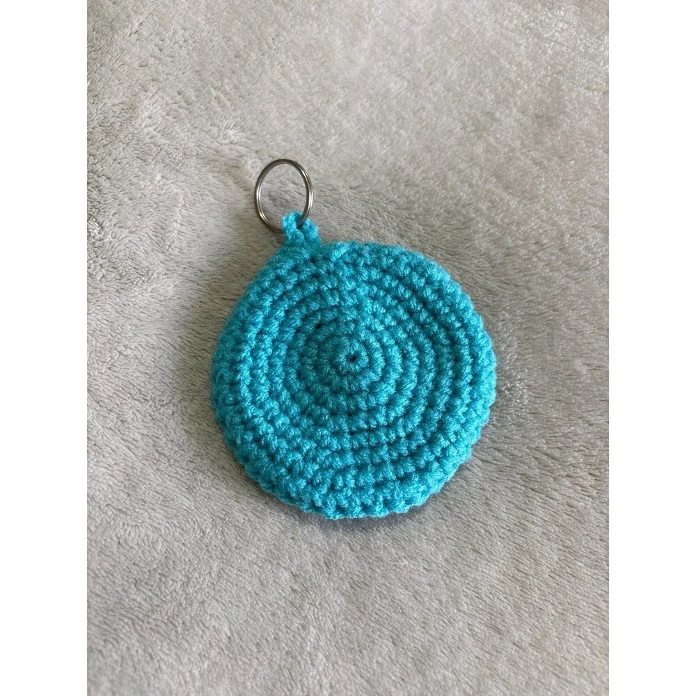 Keychain crochet sensory fidget toy autism ADHD kids teens marble backpack